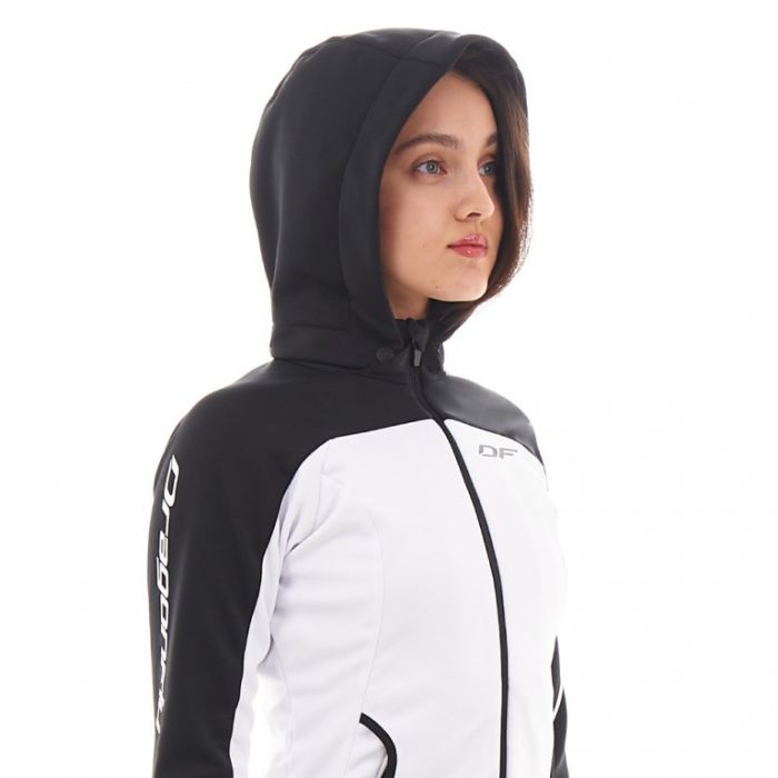 Куртка женская с капюшоном Dragonfly Explorer 2.0 Black and White