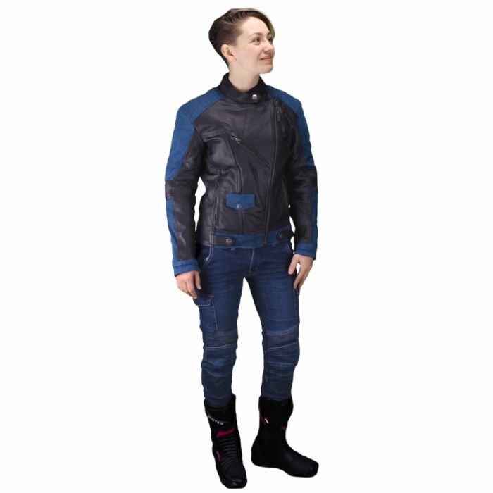 Кожаная женская куртка Moteq Teacher Jeans