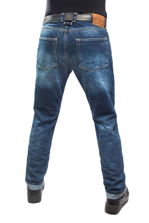 Мотоджинсы EF56 SAMURAI Comfort fit Синий, Enzim wash