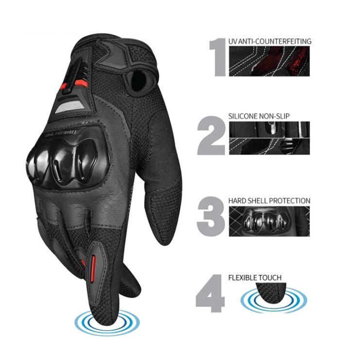 Перчатки Ones Again Zero 2.0 MG-07, black-red
