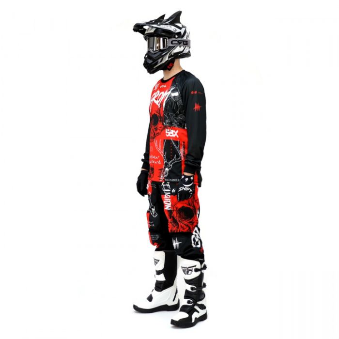 Штаны кроссовые Grom MX Religion red