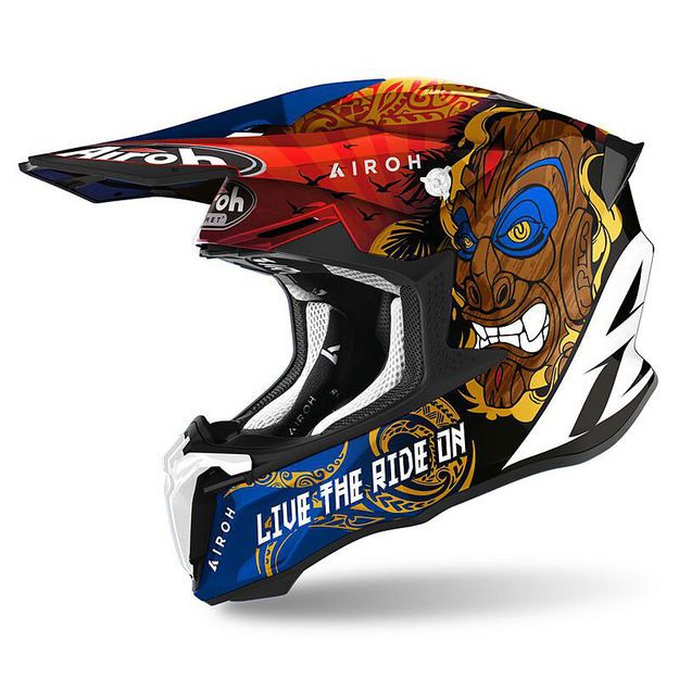 Мотошлем Airoh TWIST 2.0 TIKI GLOSS