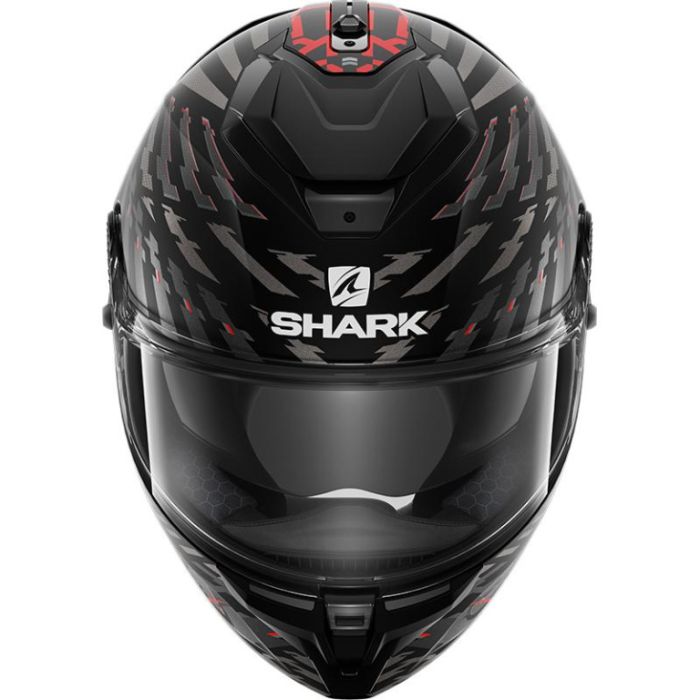 Мотошлем интеграл Shark Spartan Gt E-Brake черный-серый-красный