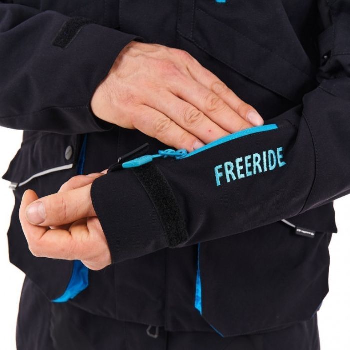 Куртка Эндуро Dragonfly FREERIDE DF Black - Blue 2023