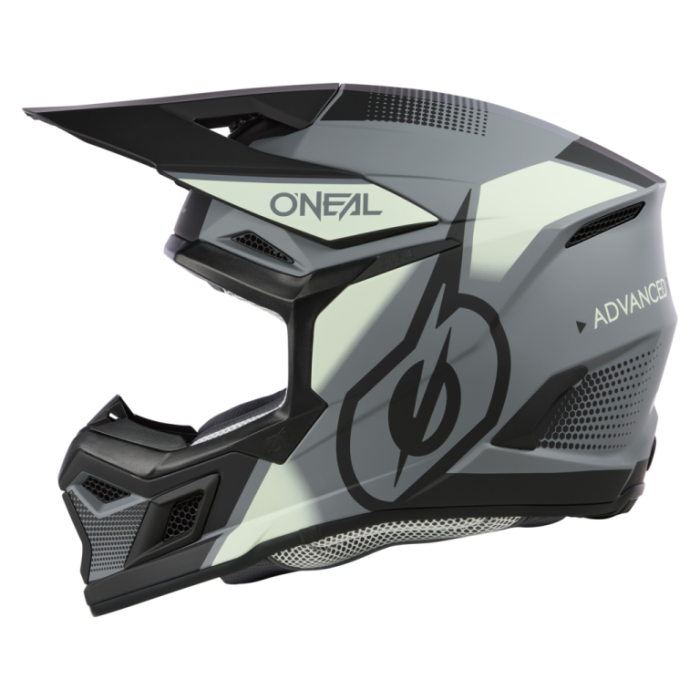 Шлем кроссовый O'NEAL 3Series Vision Серый/Черный