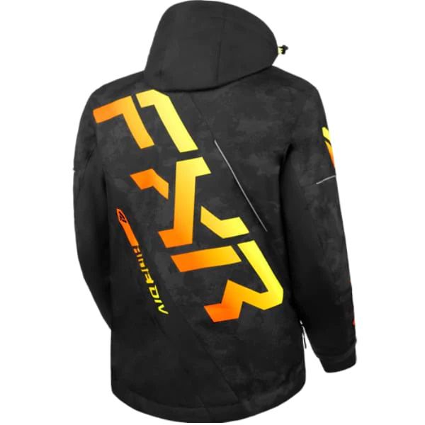 Снегоходная куртка FXR CX Jacket 24 Black Camo/Inferno