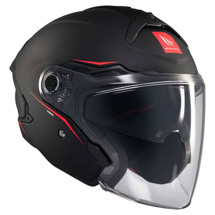 Мотошлем МТ Cosmo SV Solid Matt Black