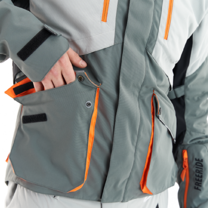 Куртка Эндуро Dragonfly Freeride Grey-Orange