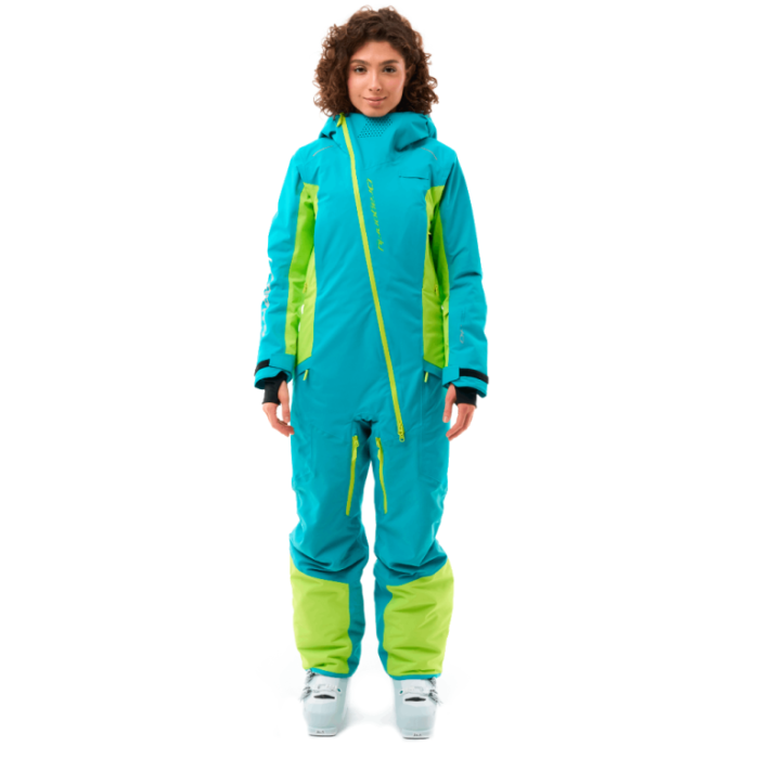 Комбинезон Dragonfly Gravity 2.0 Woman Dark Green - Lime