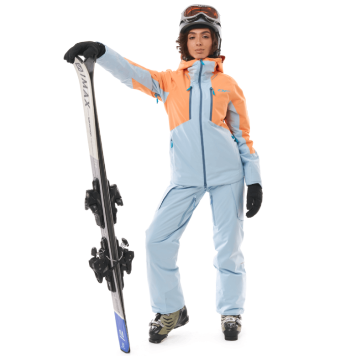 Штаны горнолыжные утепленные Dragonfly GRAVITY Woman Light Blue