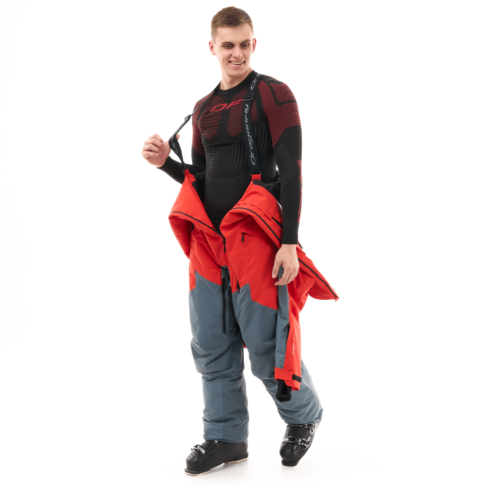 Комбинезон Dragonfly Gravity 2.0 Man Red - Grey