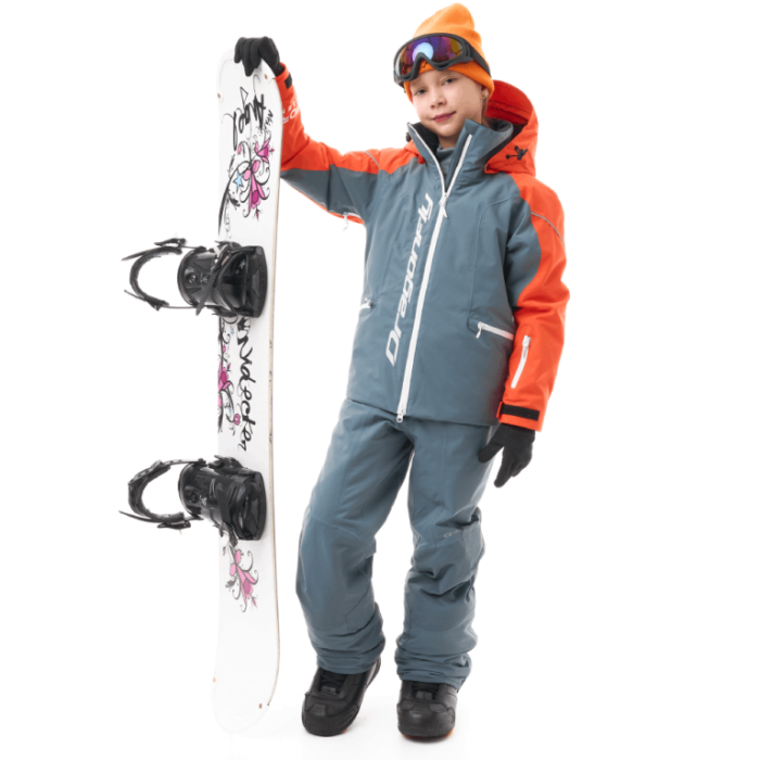 Куртка утепленная Dragonfly Gravity Teenager Orange - Grey