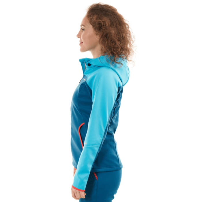 Куртка с капюшоном Dragonfly EXPLORER 2.0 Woman Scuba Blue 2024