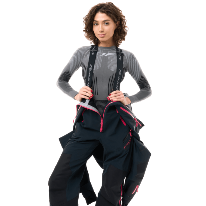 Снегоходный комбинезон Dragonfly Freeride Pro Woman Black - Pink