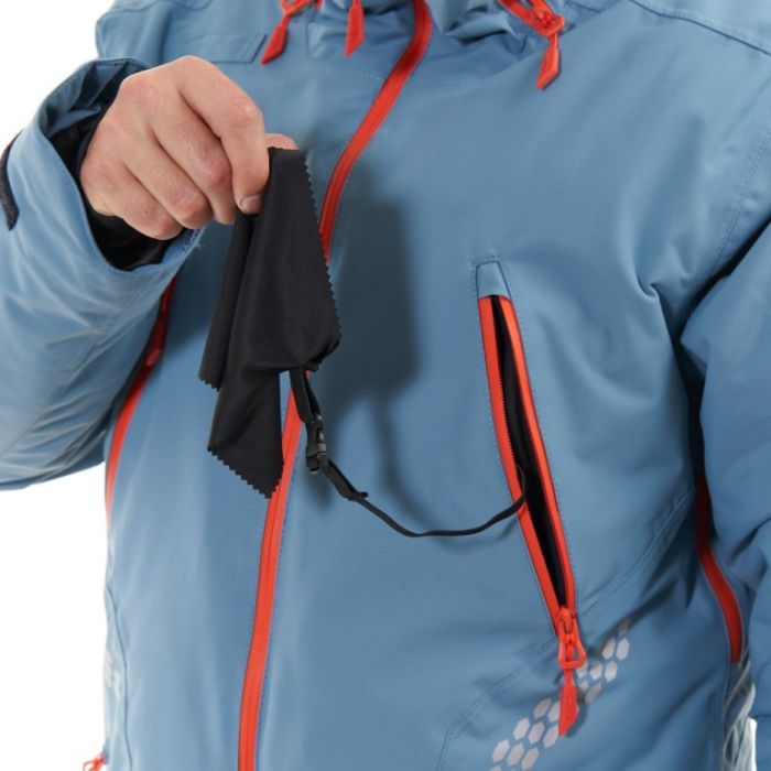 Комбинезон снегоходный Dragonfly Extreme MAN Blue-Grey Утепленный
