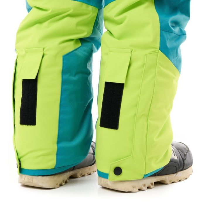 Зимний утепленный комбинезон Dragonfly GRAVITY Junior Dark Green - Lime