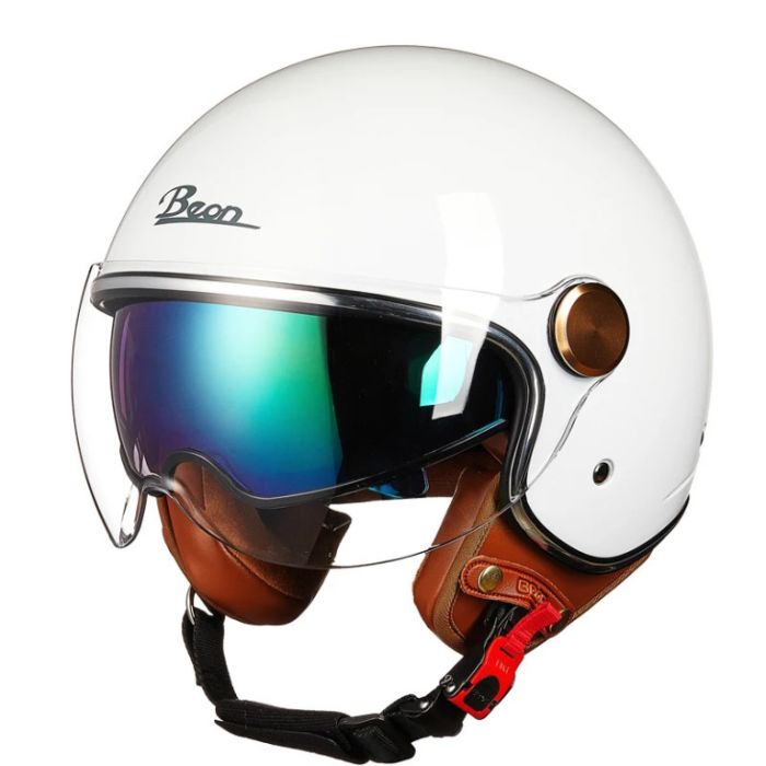 Шлем Beon B-120 Shiny White