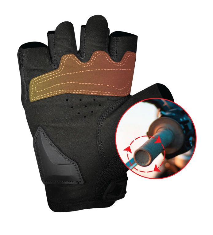 Перчатки без пальцев Ones Again MG-07D, black