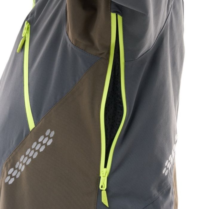 Снегоходный комбинезон Dragonfly Extreme 2.0 Man Grey - Brown - Lime Утепленный (100)