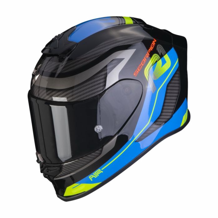 Мотошлем Scorpion Exo EXO-R1 EVO AIR VATIS Черный/Синий