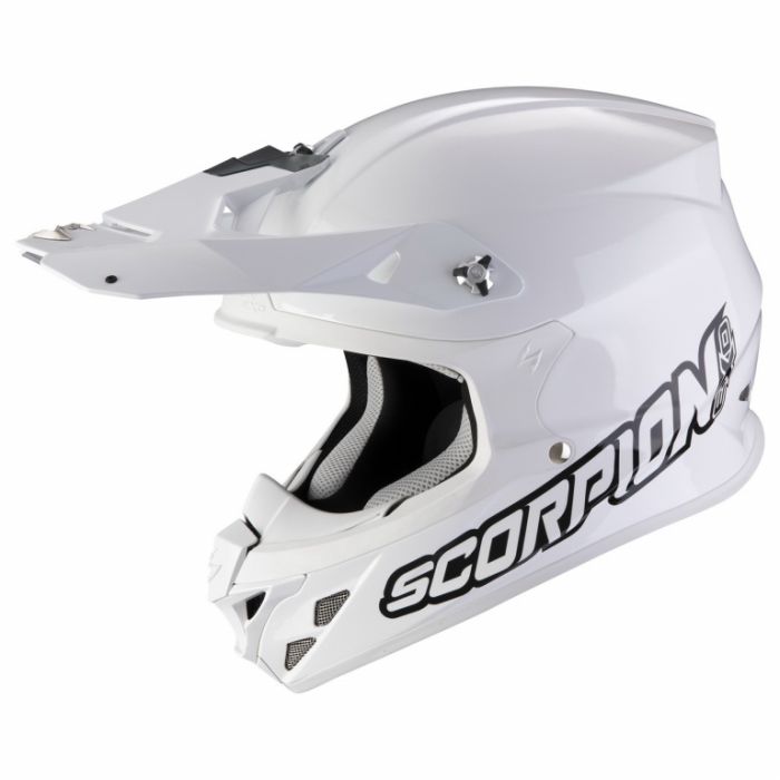 Мотошлем Scorpion Exo VX-16 EVO AIR SOLID Белый/Белый