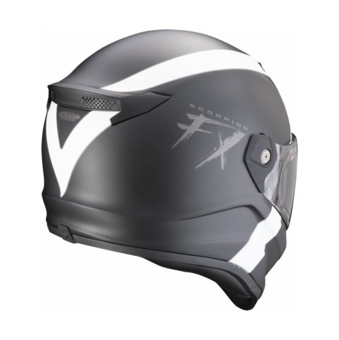 Мотошлем SCORPION EXO COVERT-FX GALLUS Черный Матовый/Белый