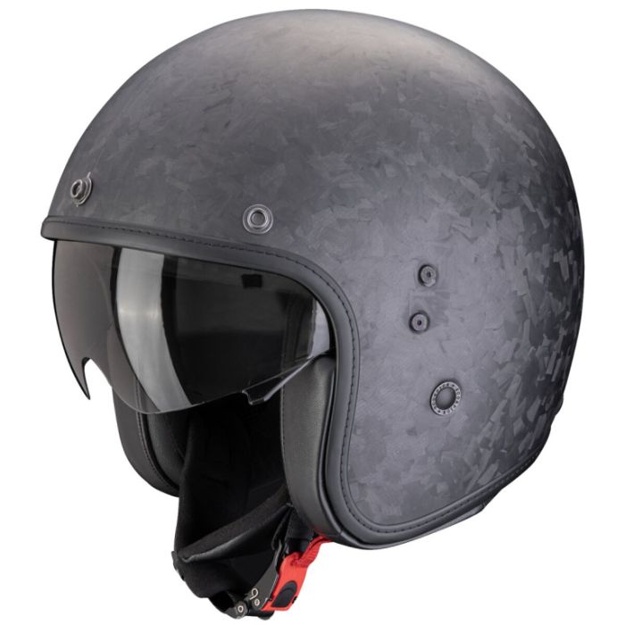 Мотошлем Scorpion Exo Belfast Evo Carbon Onyx Черный Матовый
