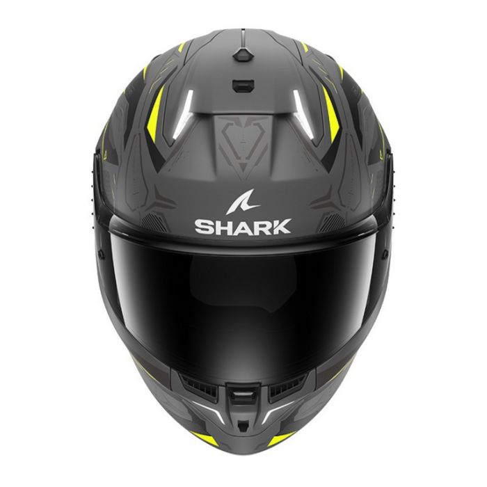 Мотошлем Shark Skwal i3 Linik Mat Серый/Желтый