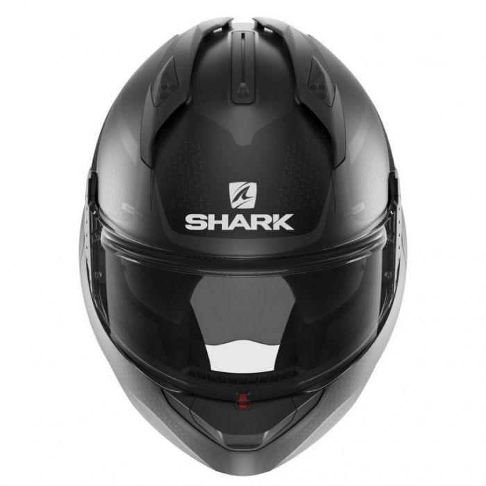Шлем модуляр Shark Evo-GT Encke, Черный Матовый/Серый Матовый