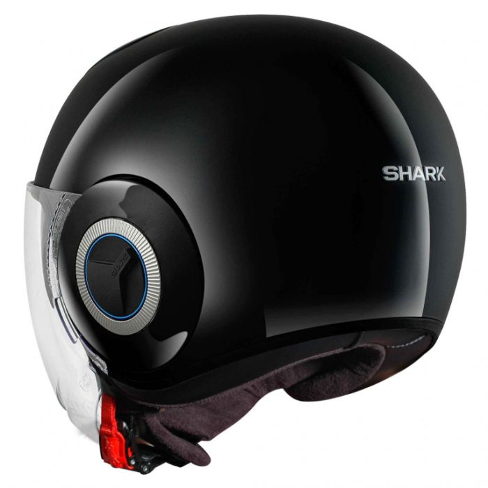 Шлем открытый Shark Nano Blank Black, черный