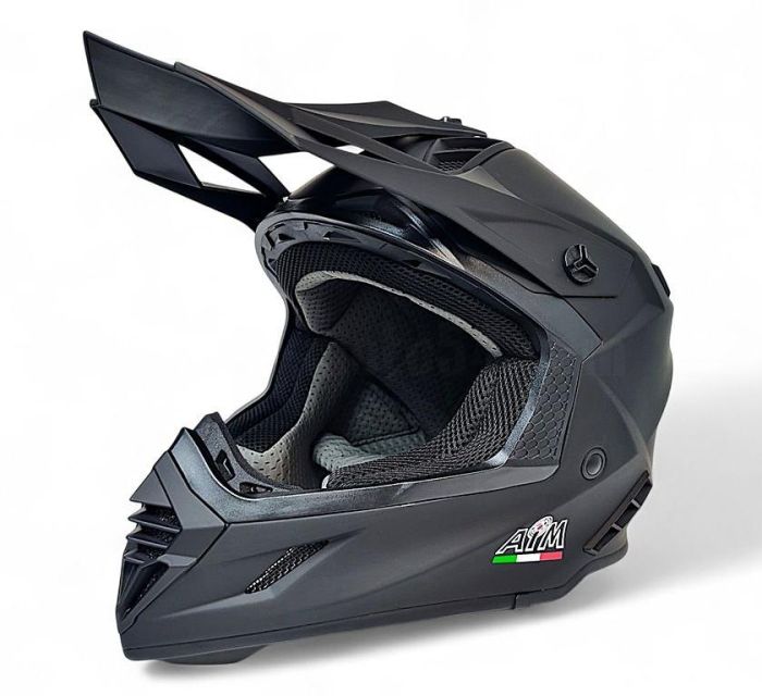 Мотошлем кроссовый AiM RH855 Black Matt