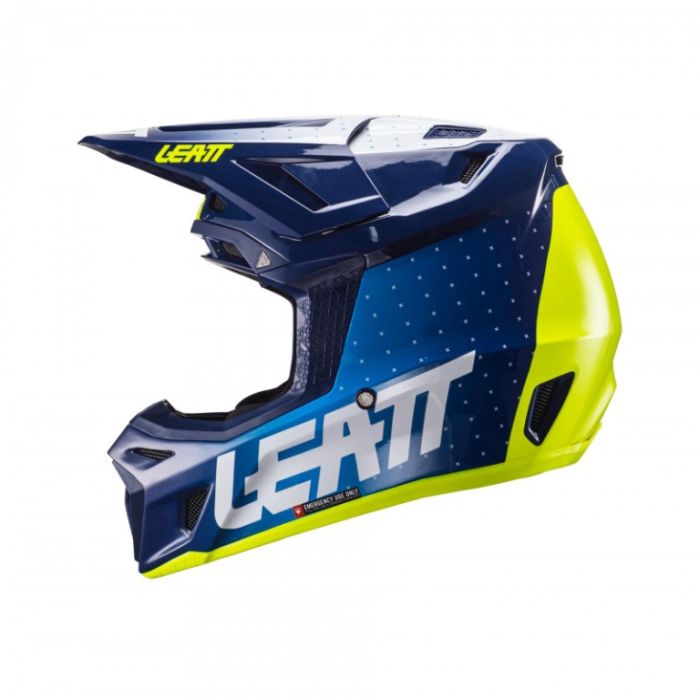 Шлем кроссовый Leatt Moto 8.5 Helmet Kit Blue V24