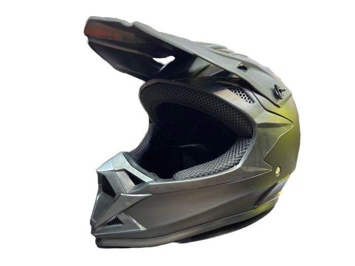 Мотошлем Alpharide T166 Кросс черный матовый