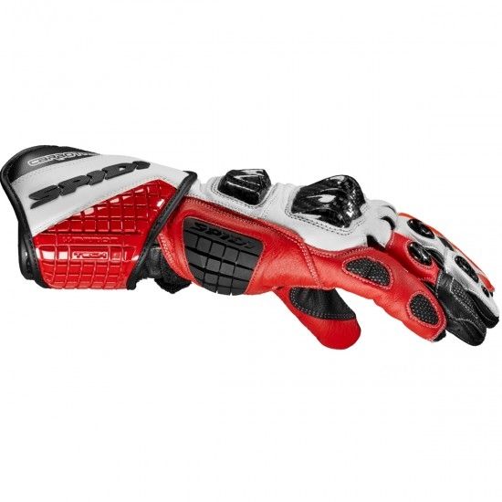 Перчатки кожаные Spidi Carbo Track Evo Red