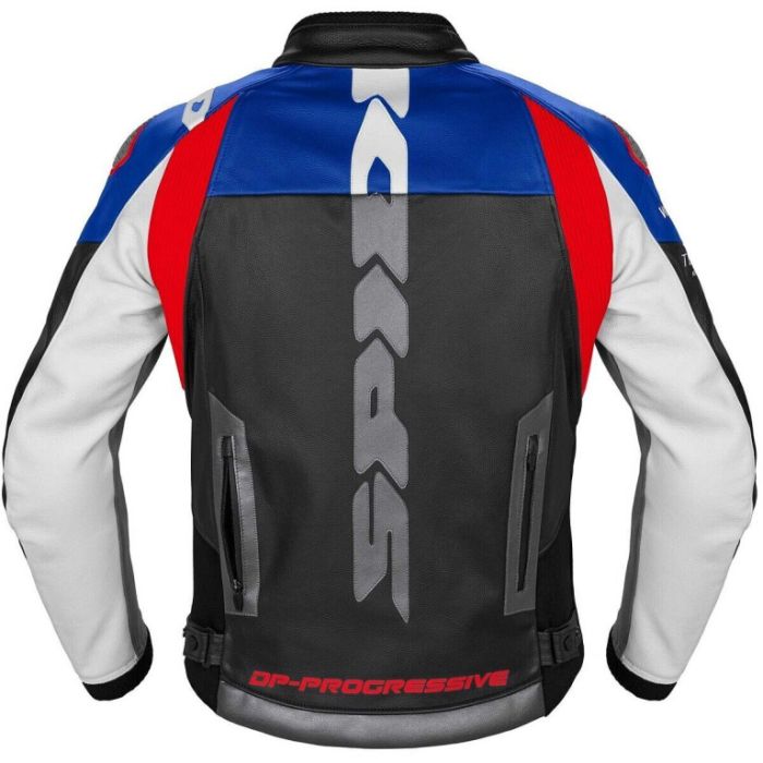 Куртка SPIDI DP PROGRESSIVE LEATHER Black/Red/Blue