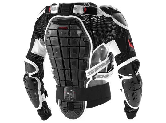 Моточерепаха SPIDI WARRIOR JACKET Black/White