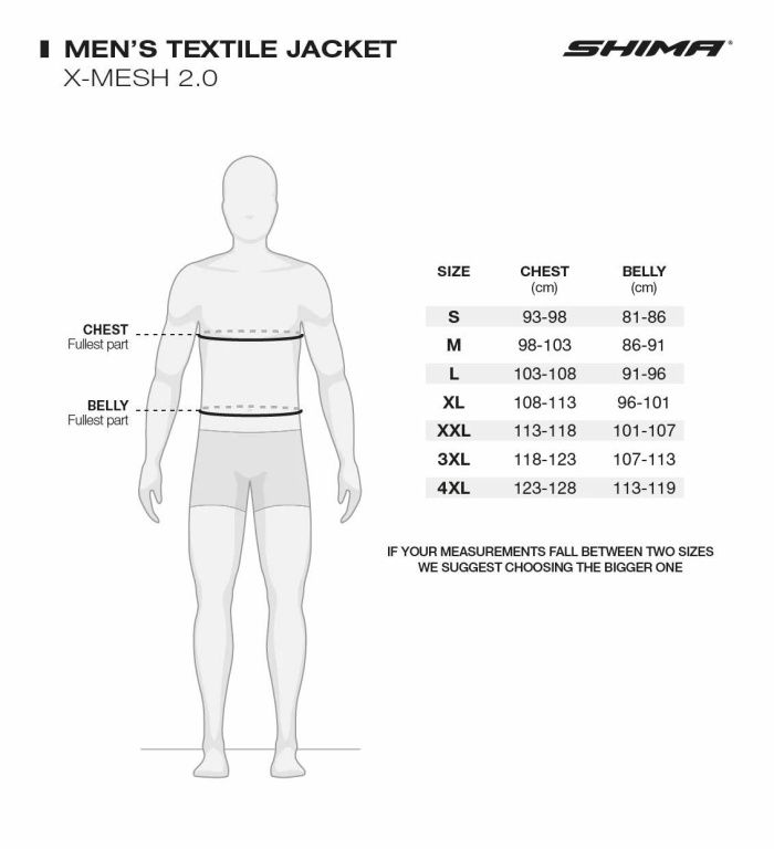 Мотокуртка Shima X-Mesh 2.0 черная