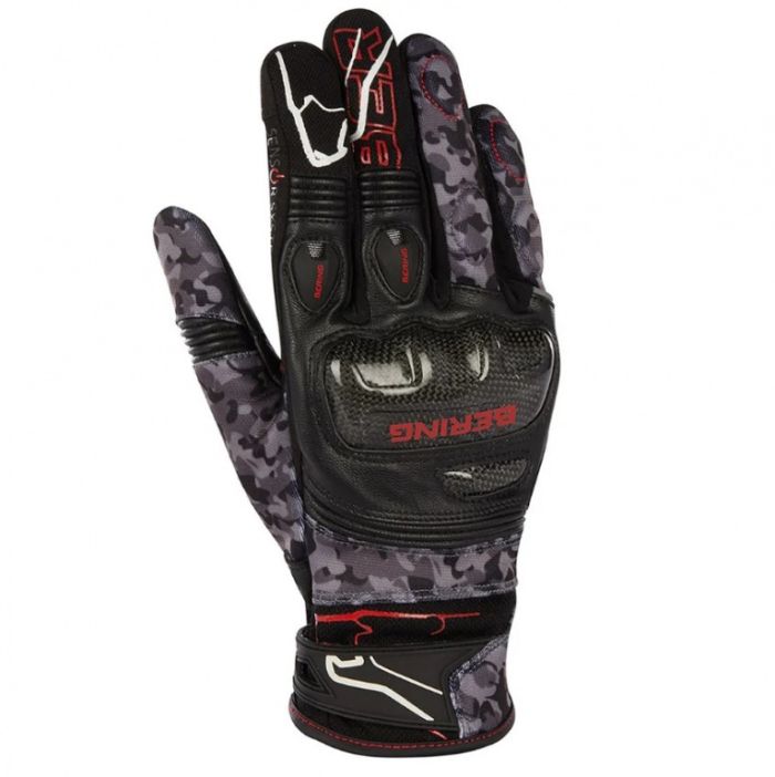 Перчатки комбинированные Bering CORTEX Black/Camo