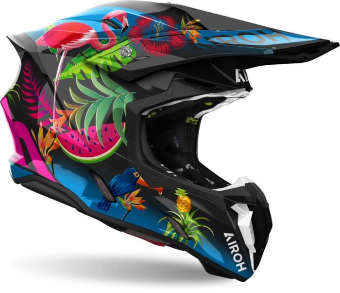 Мотошлем Airoh Twist 3 Amazonia Gloss