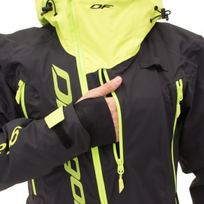 Комбинезон Dragonfly GRAVITY PREMIUM Man Black - Yellow Green 2024