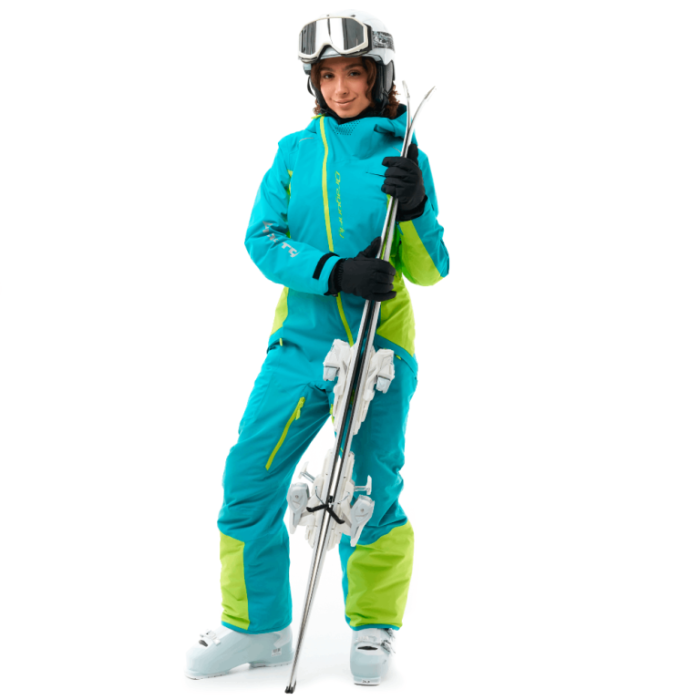 Комбинезон Dragonfly Gravity 2.0 Woman Dark Green - Lime