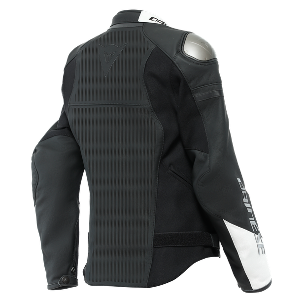 Куртка кож. DAINESE RAPIDA LADY BLACK-MATT/BLACK-MATT/WHI