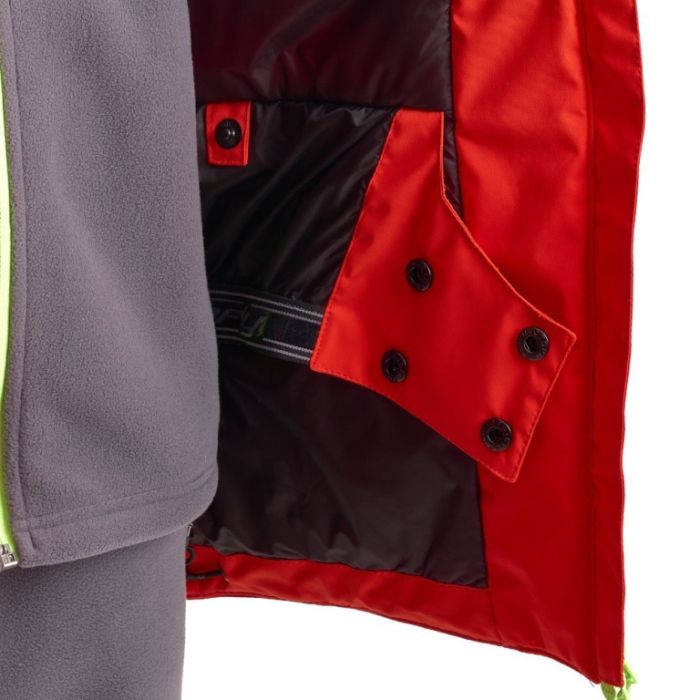 Куртка утепленная Dragonfly GRAVITY for Teen Red - Yellow 2024