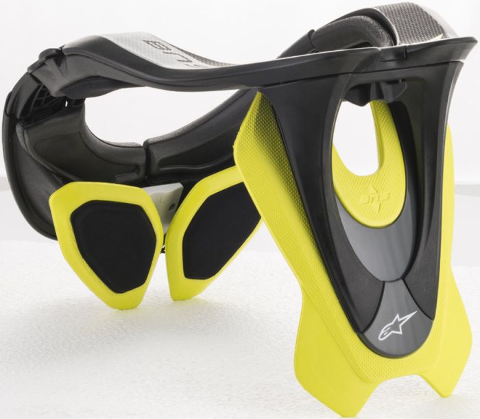 Защита шеи Alpinestars BNS TECH-2 черно-желтый (вентиляция)