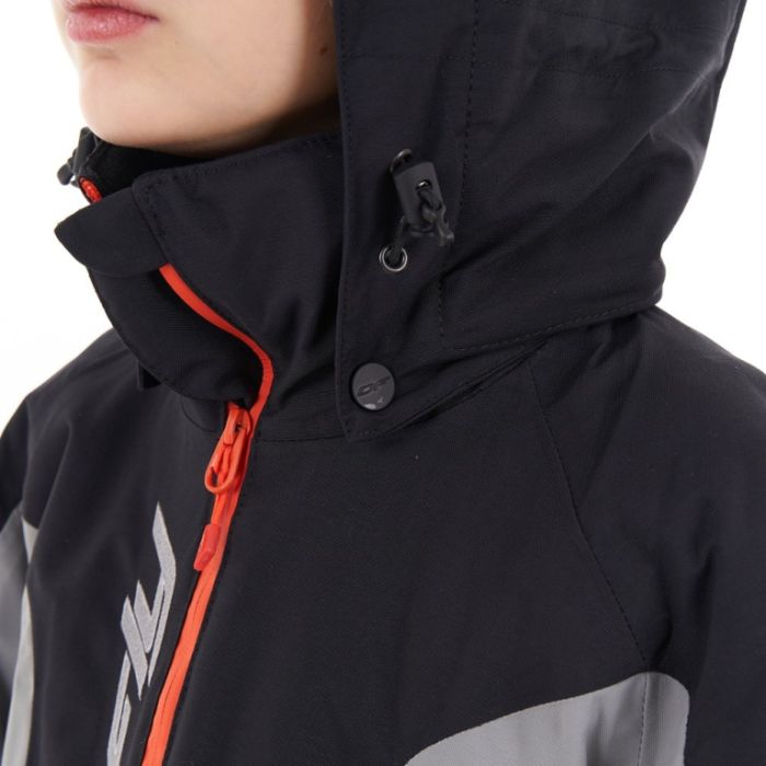 Зимний утепленный комбинезон Dragonfly GRAVITY for Teen Black - Grey 2024