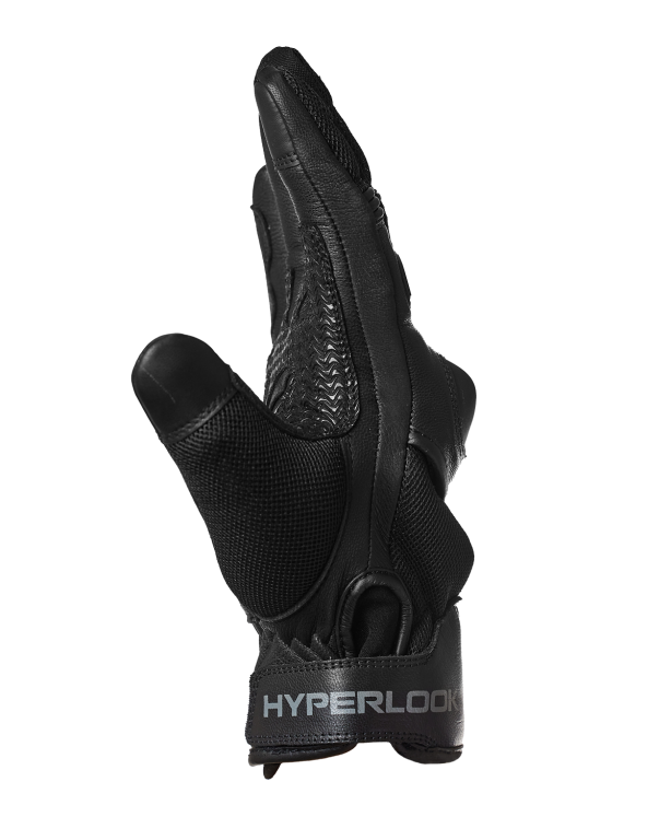 Мотоперчатки кожаные Hyperlook Air Чёрные