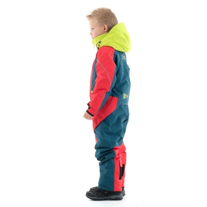 Зимний детскийи комбинезон Dragonfly Junior Gravity Red-Dark Ocean 2023