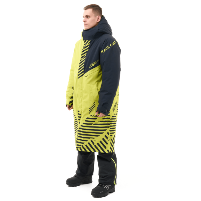 Плащ зимний Dragonfly RACE COAT Man Lime-Black 2025