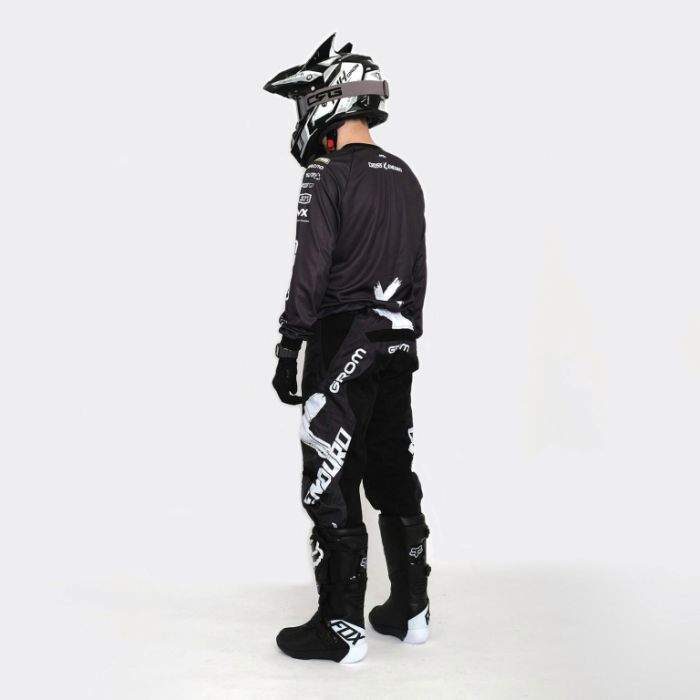 Штаны кроссовые Grom X Black