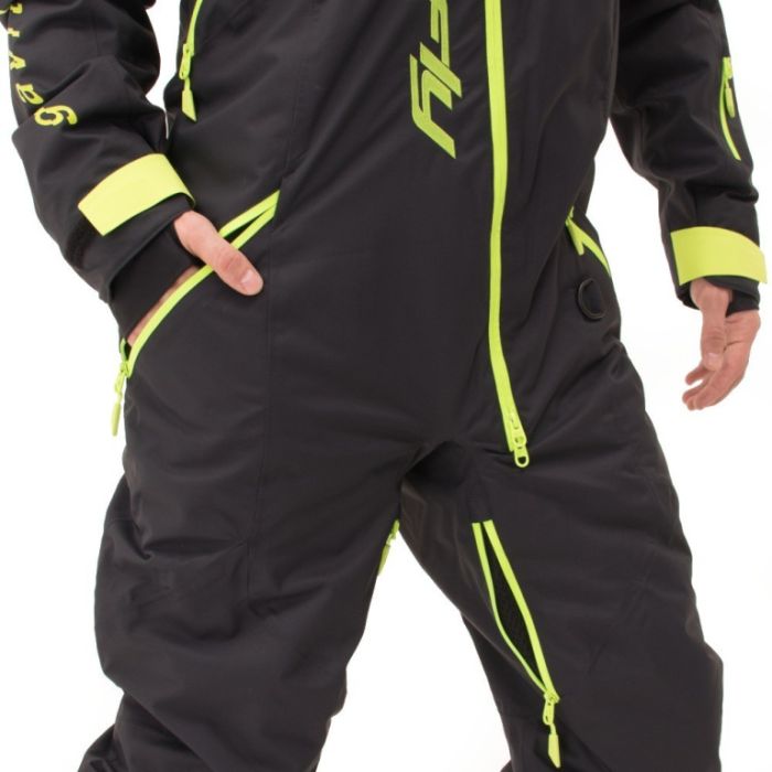 Комбинезон Dragonfly GRAVITY PREMIUM Man Black - Yellow Green 2024